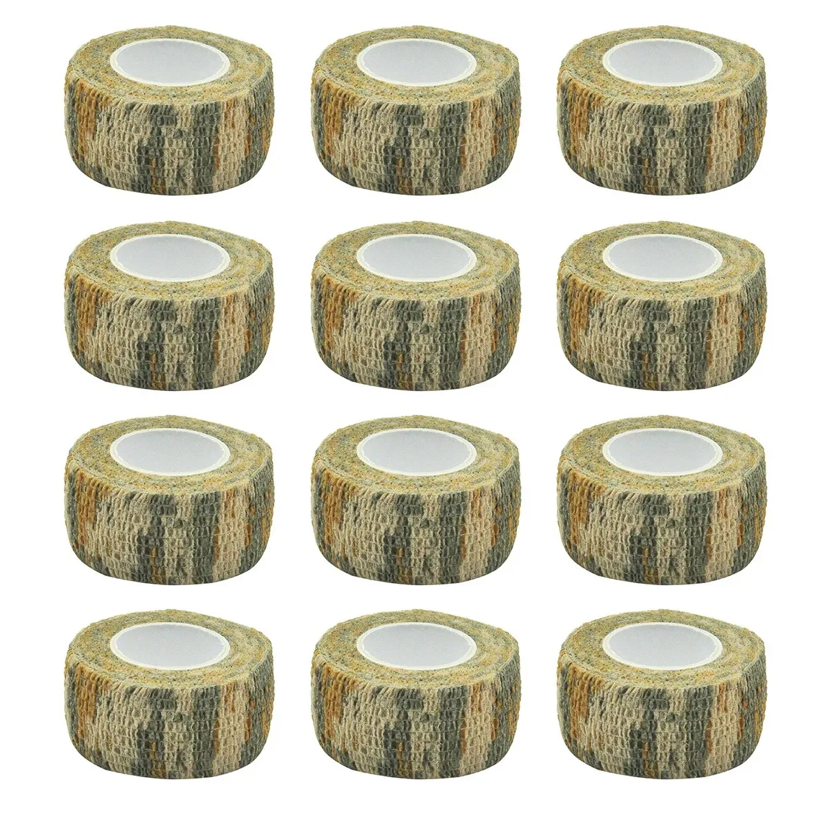 

Camouflage Elastic Wrap Tape Hunt Disguise Elastoplast Self Adhesive Sports Protector Knee Finger Athletic Bandage