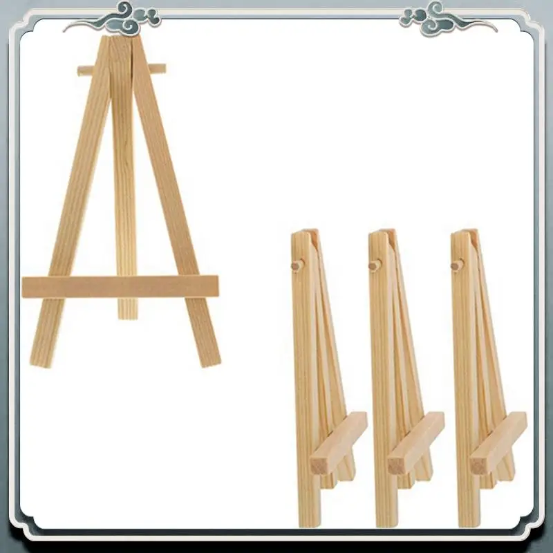

Премиум 50 шт. детский мини-деревянный мольберт художественная живопись подставка для карточек держатель для дисплея рисунок для школьников товары для художников 16X9 см