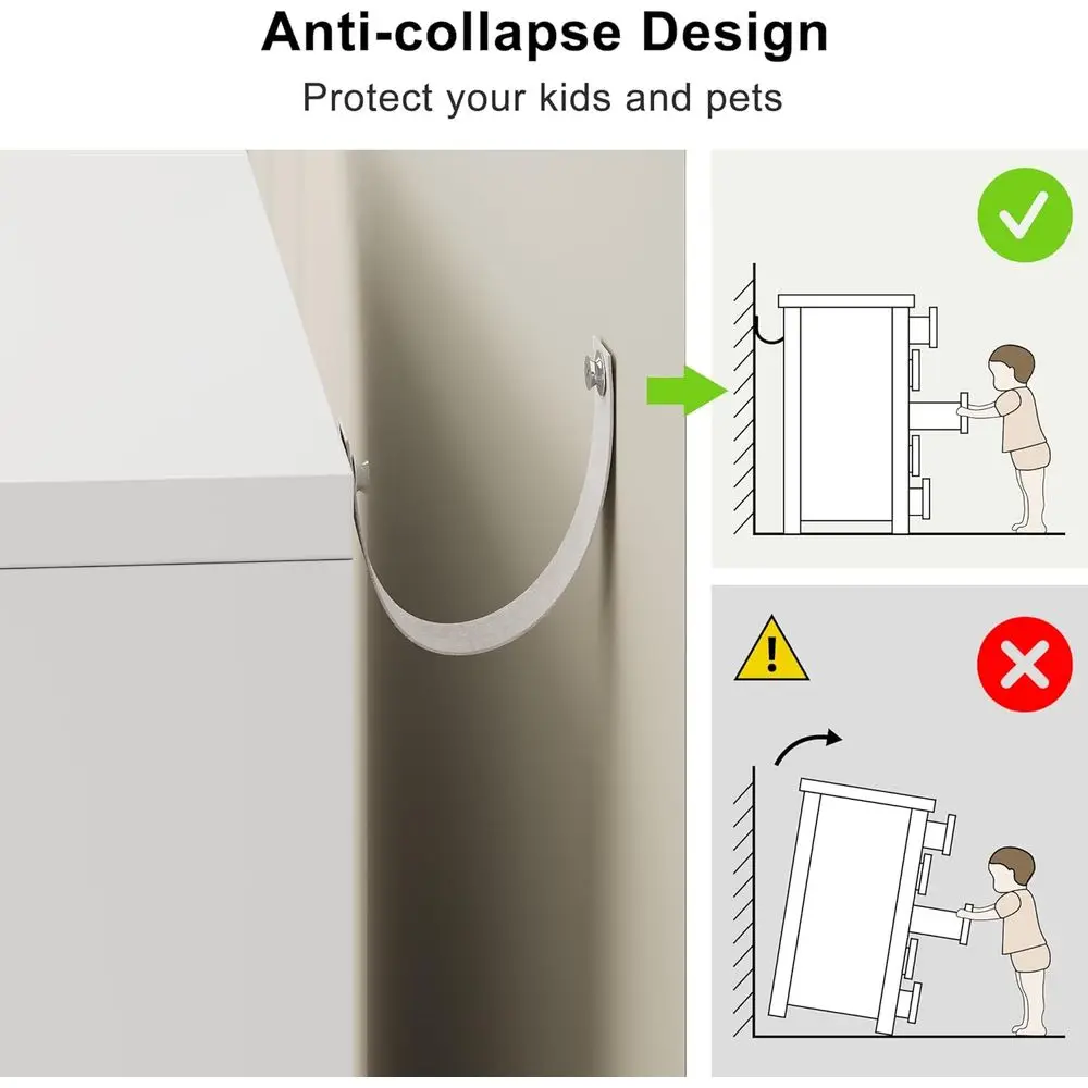 Cômoda DAFIFY com 6 gavetas, 15,3 D x 47,2 L x 32,3 H, armazenamento moderno de madeira, gavetas profundas para quarto, sala de estar, corredor