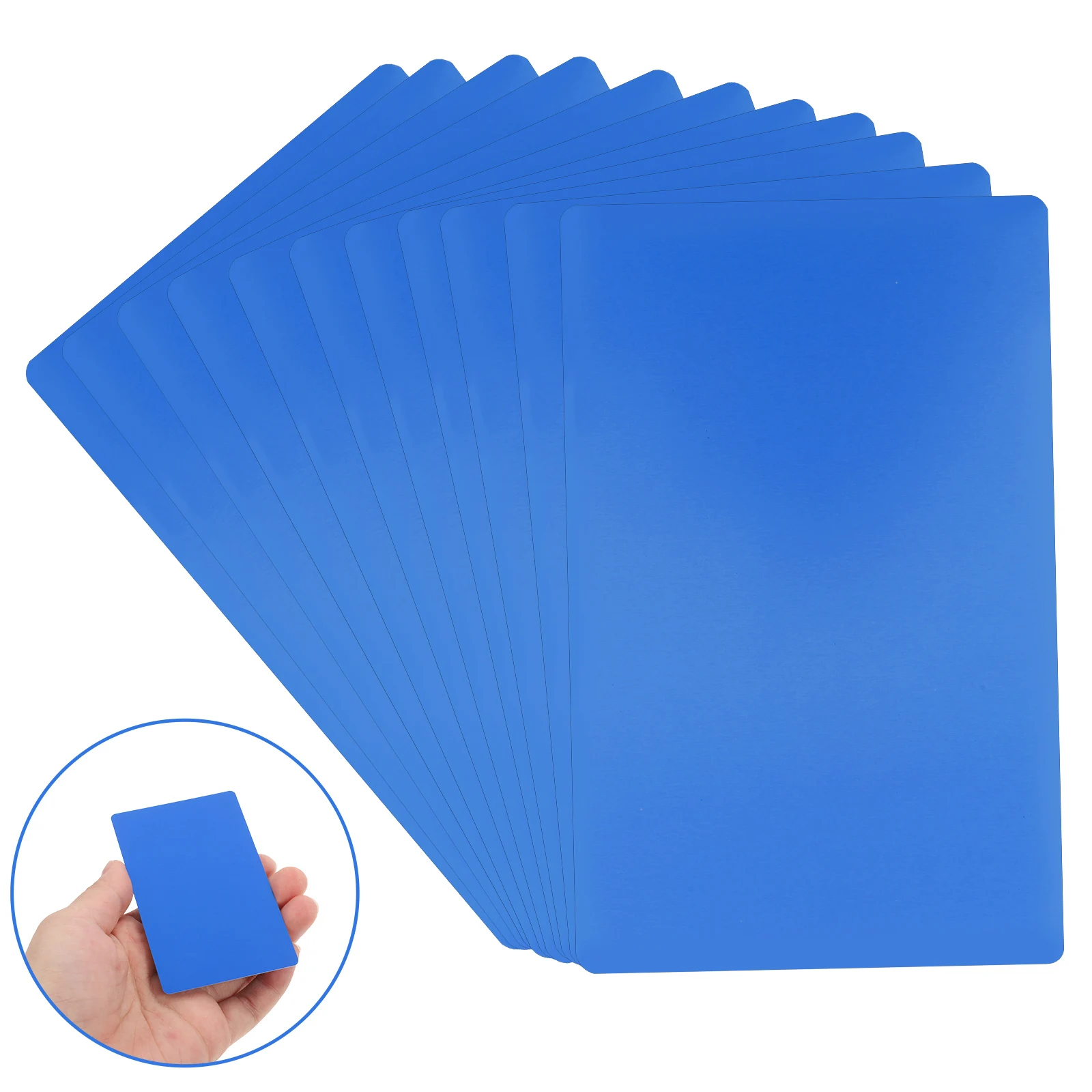 

50pcs Metal Business Blank Aluminum Name Engraving Diy Projects Gold Finish Stylish Professional Use Sublimation Blanks