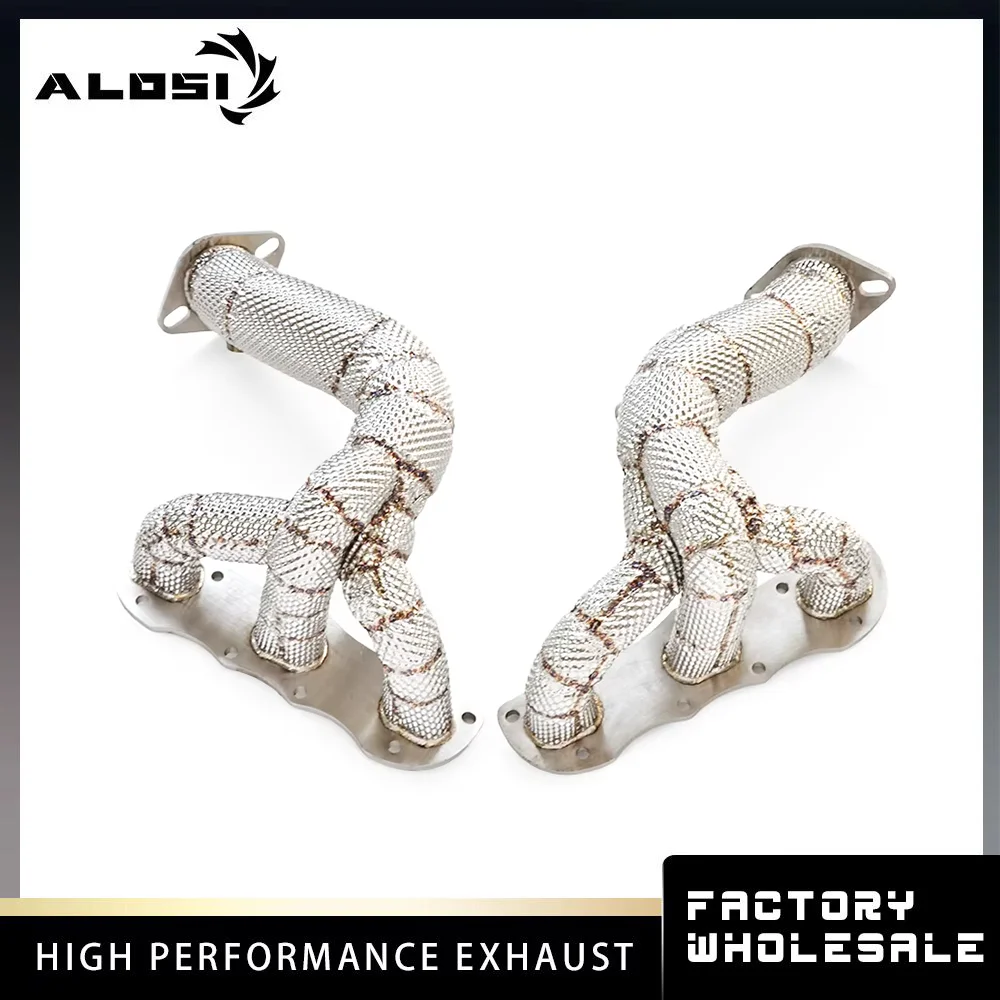 

Выпускной коллектор подходит для Porsche 911 997.2 3.6 3.8 2009-2012, высокопроизводительная модификация выхлопной системы, идеальная установка