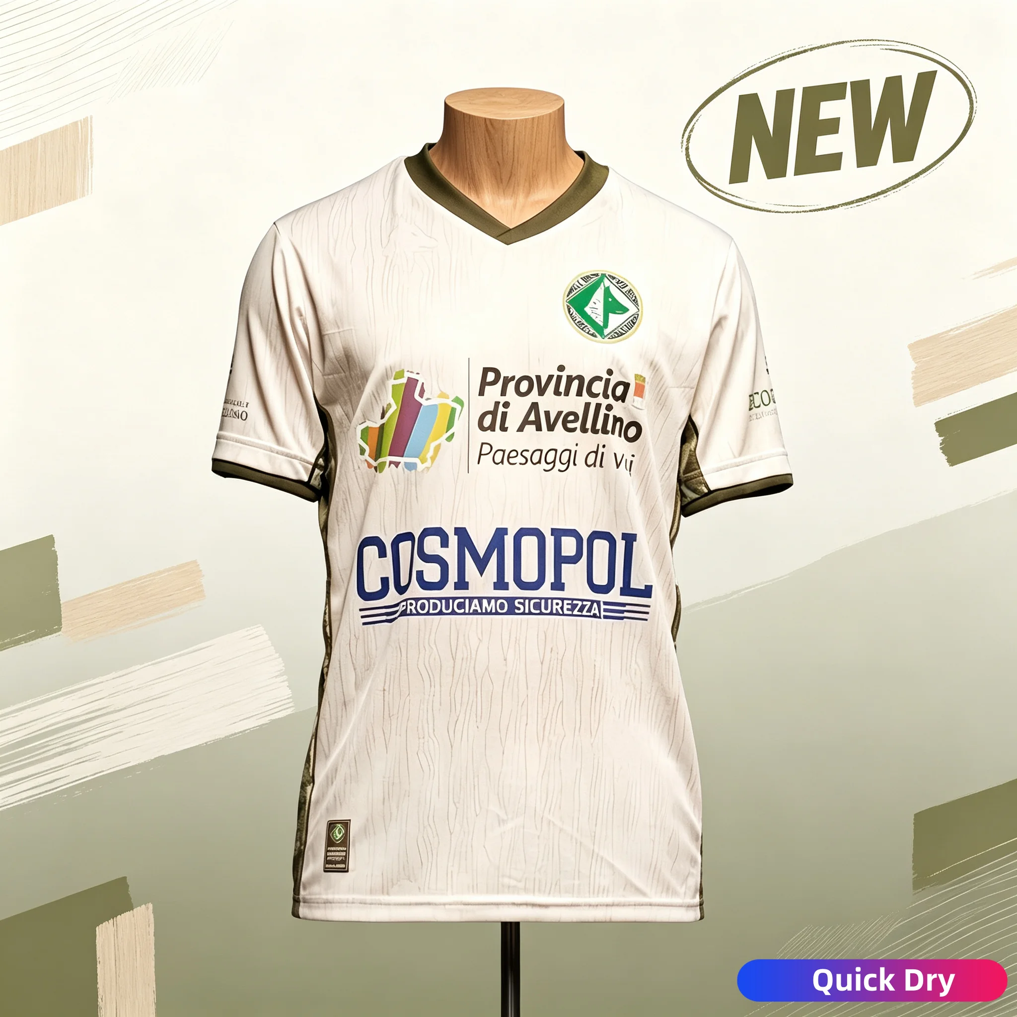 2026 Men Italy Avellino Football Jersey Short Sleeve Adult Fan Version Match Training Sport Soccer Uniform Family Kids Tees Y2K