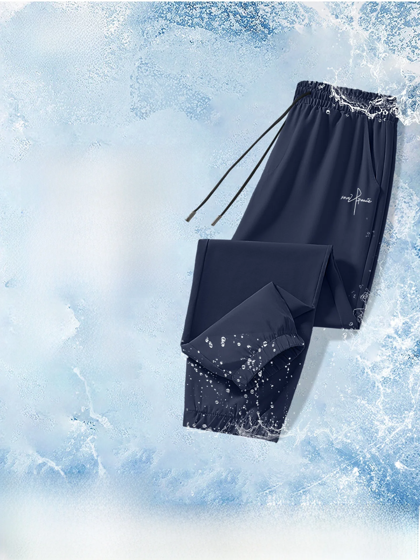 

Мужские летние повседневные свободные спортивные брюки Warrior Ice Silk, дышащие, легкие, с эластичным поясом, карго-брюки