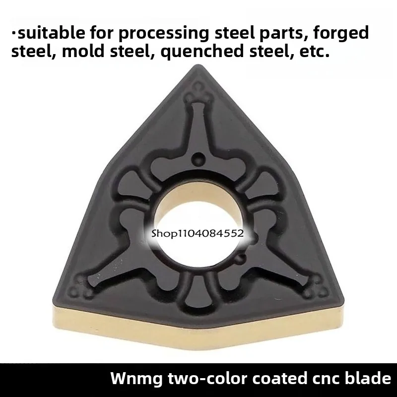 

100% Original Authentic Two-color Coated Steel CNC Carbide Inserts WNMG080412-ZTM WNMG080404-ZTM WNMG080408-ZTM CP650 ZTM WNMG