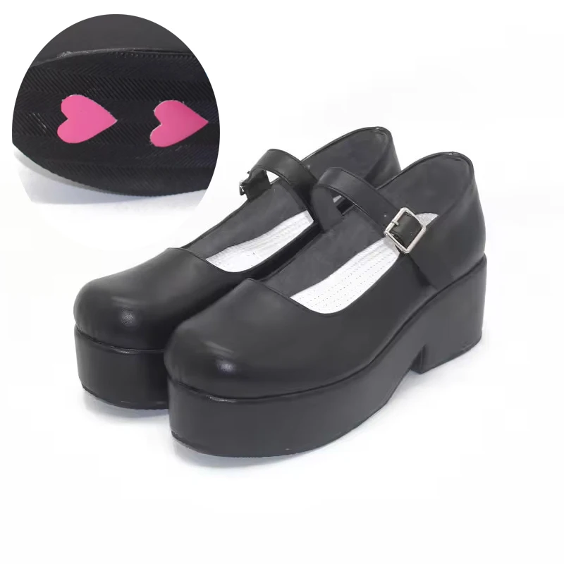 

Обувь для косплея в стиле аниме Noi Komazawa, женские милые комбинированные ботинки из искусственной кожи для Хэллоуина, карнавала, вечеринки, Рождества