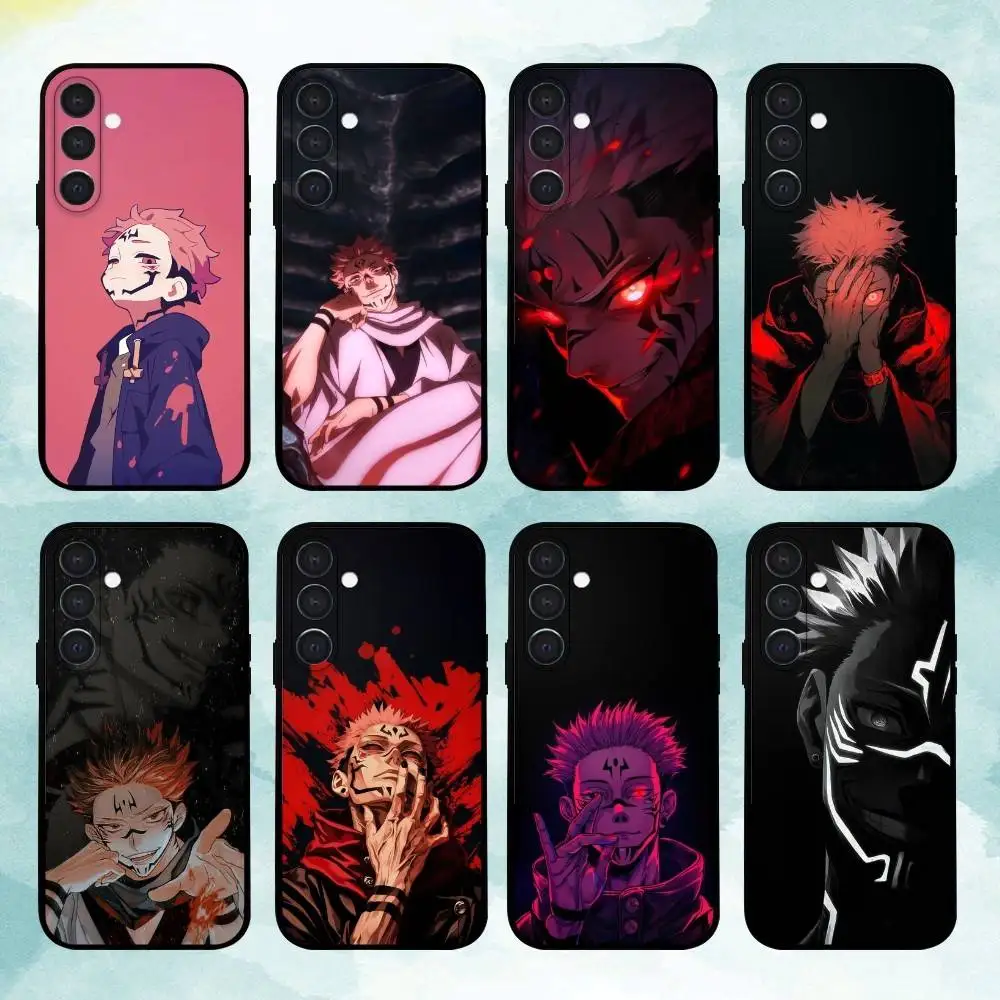 

S-Sukuna Anime R-Ryomen Phone Case For Samsung Galaxy A 91,80,73,72,71,53,52,51,22,5G Soft Black Cover