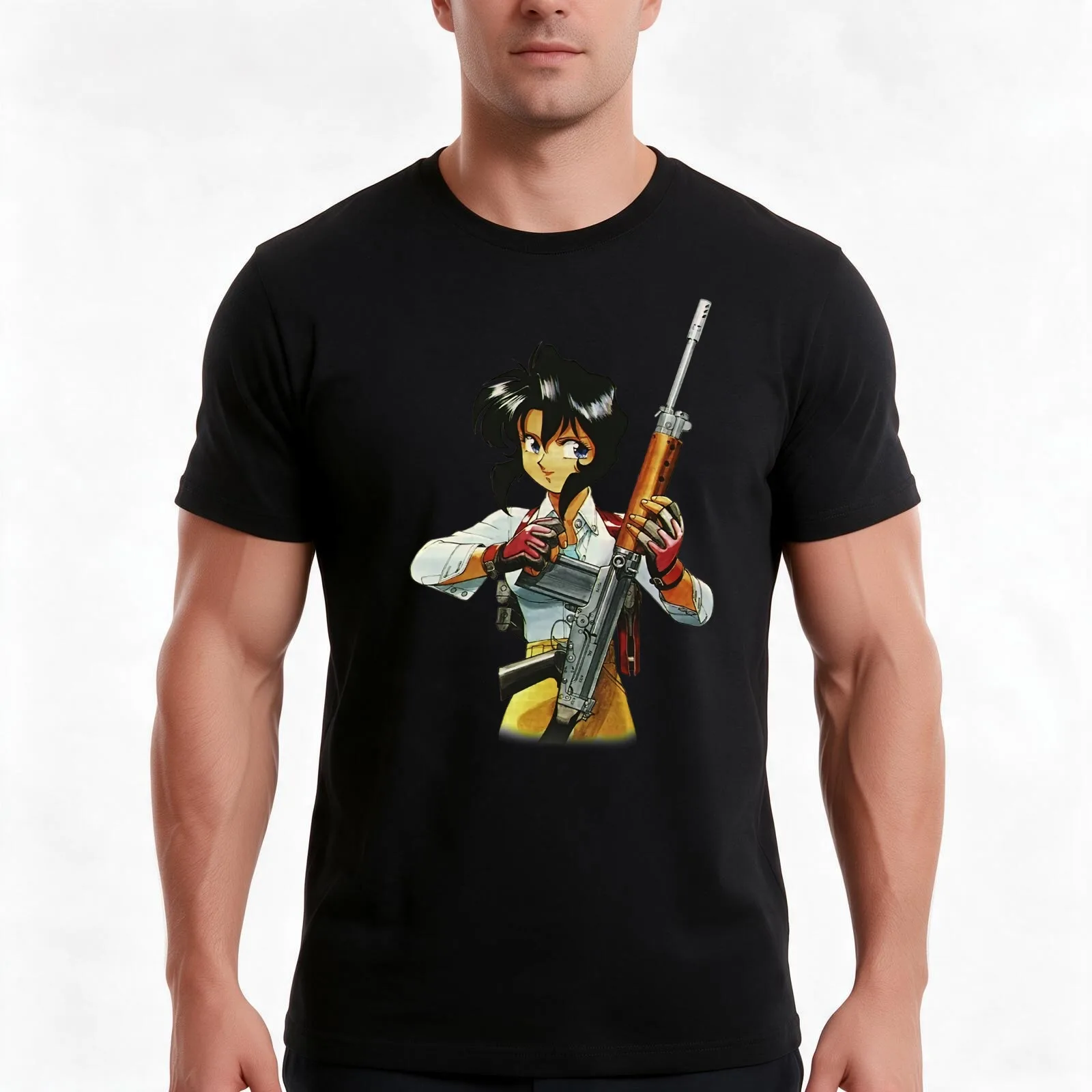 Irene Rally Vincent | Gunsmith Cats T-Shirt Summer Casual Cotton Tee Oversized Streetwear Tops Vintage Graphic Print