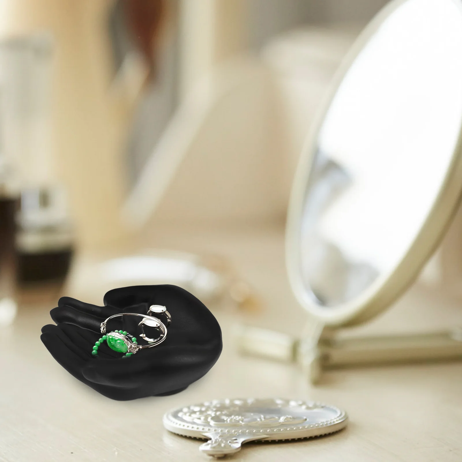 

Love Palm Storage Rack Hand Model Jewelry Holder Decor Jewellery Ring Display Stand Bracket