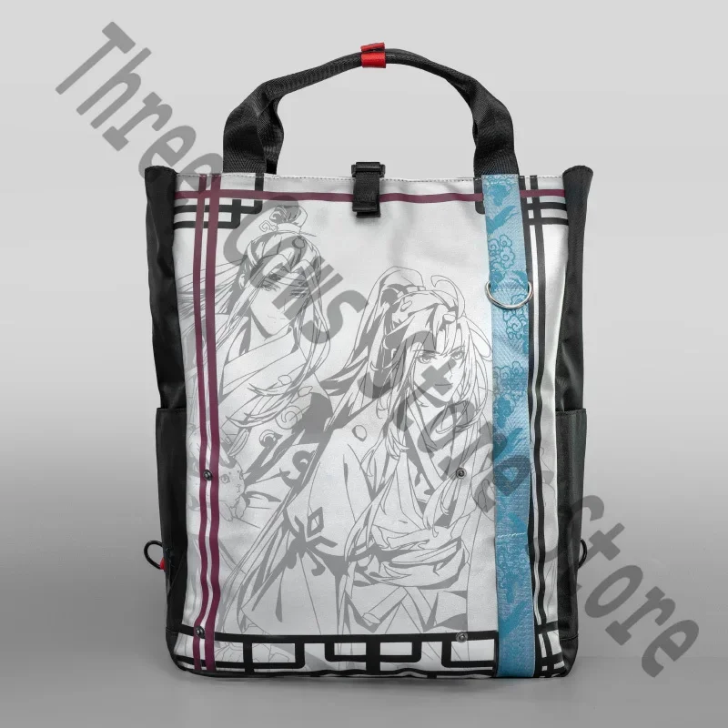 Anime Grandmaster of Demonic Cultivation WeiWuXian LanWangJi Cosplay Messenger Ita-bag Knapsack Backpack Halloween Xmas Gift