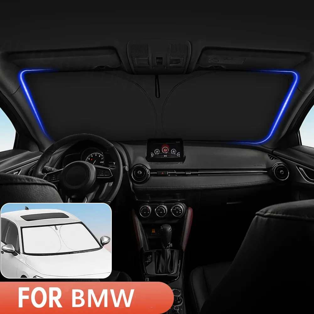 

For BMW X1 X3 X4 X5 X6 X7 Car Windshield Sunshade Cover Front Window Sun Shade Visor Auto Interior Accessories UV Protection
