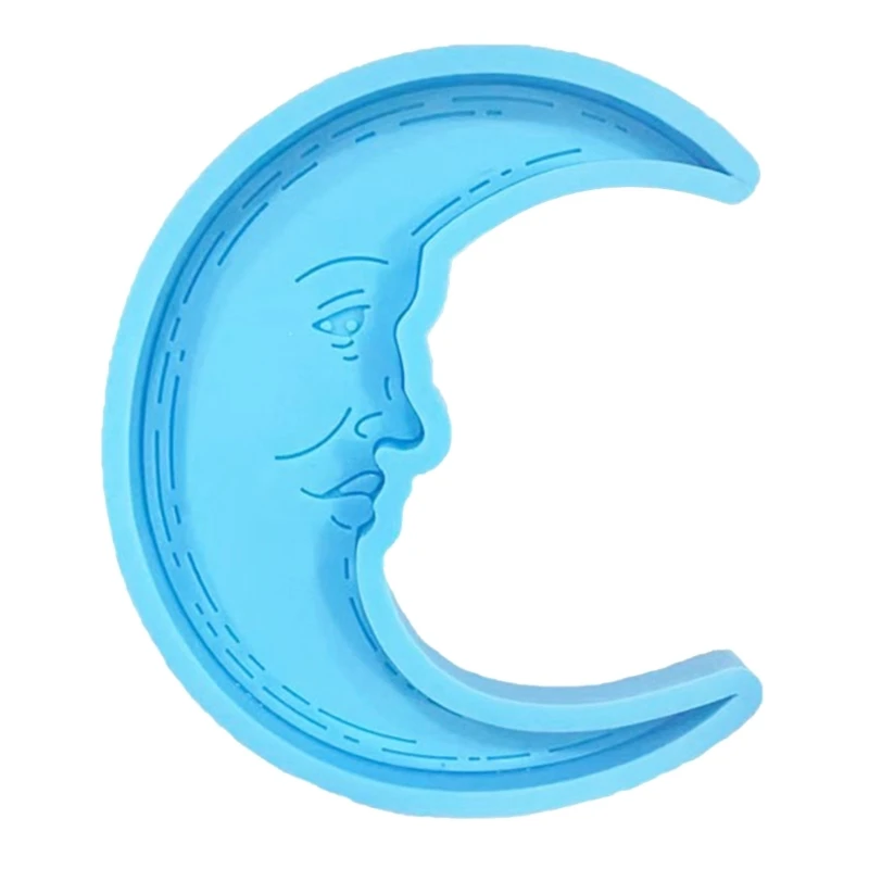 

Moon Shaped Silicone Resin Molds,Moon Resin Mold DIY Car Pendant Keychain Mold Drop Shipping