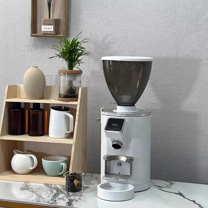 Large Capacity Bean Hopper Espresso French Press Hand Brewed Expresso Coffee Stainless Steel Electric Bean Grinder
