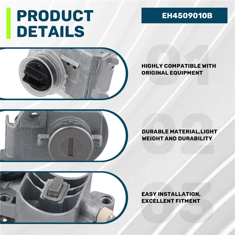 FAST-EH45-09-010B مجموعة قفل الإشعال بالسيارة الذكية بدون مفتاح لمازدا CX-7 ER 2010-2012 EH4509010B #6