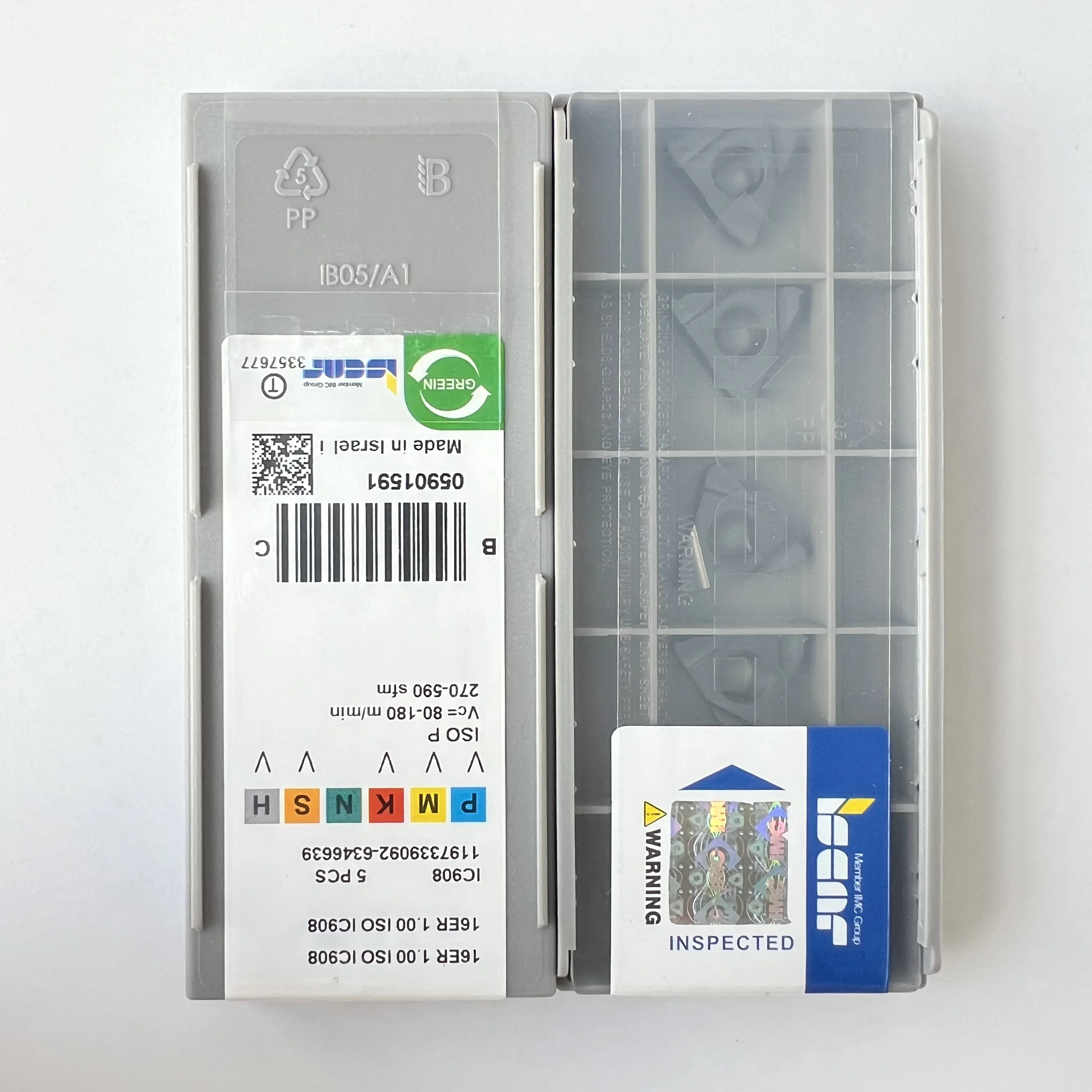 

16ER1.00ISO IC908 / Original product CNC cemented carbide blade 10 Pcs