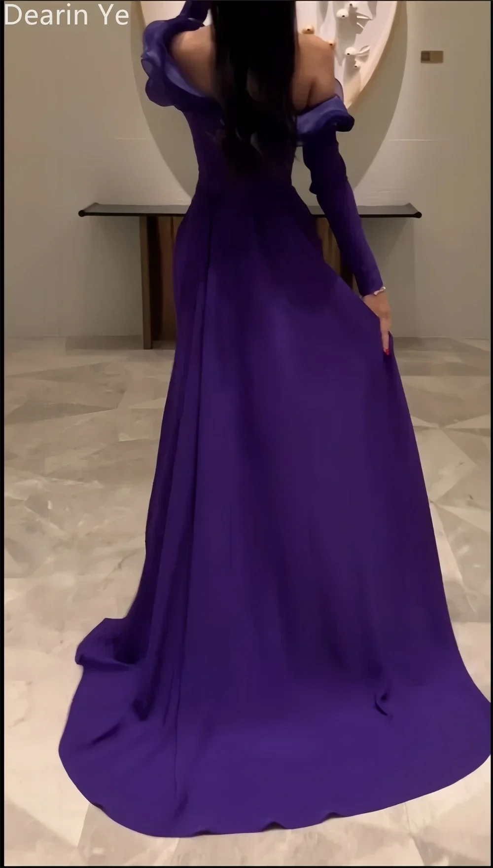 Customized Evening Gown Saudi Arabia Prom Dearin Off-the-shoulder Mermaid Floor Length Skirts Draped Applique Bespoke Occasion D