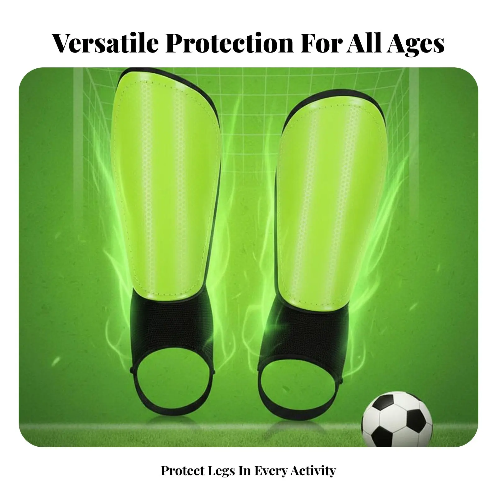 

2 Pieces Futbol Shin Guards Foam Padding Foam Padding Sports Shin Pads Sports Leg Guards Hexagonal Shell Insertable Leg