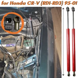 Qty(2) Hood Struts for Honda CRV CR-V (RD1-RD3) 1995-2001 Front Bonnet Carbon Fiber Gas Springs Shock Absorbers Lift Supports