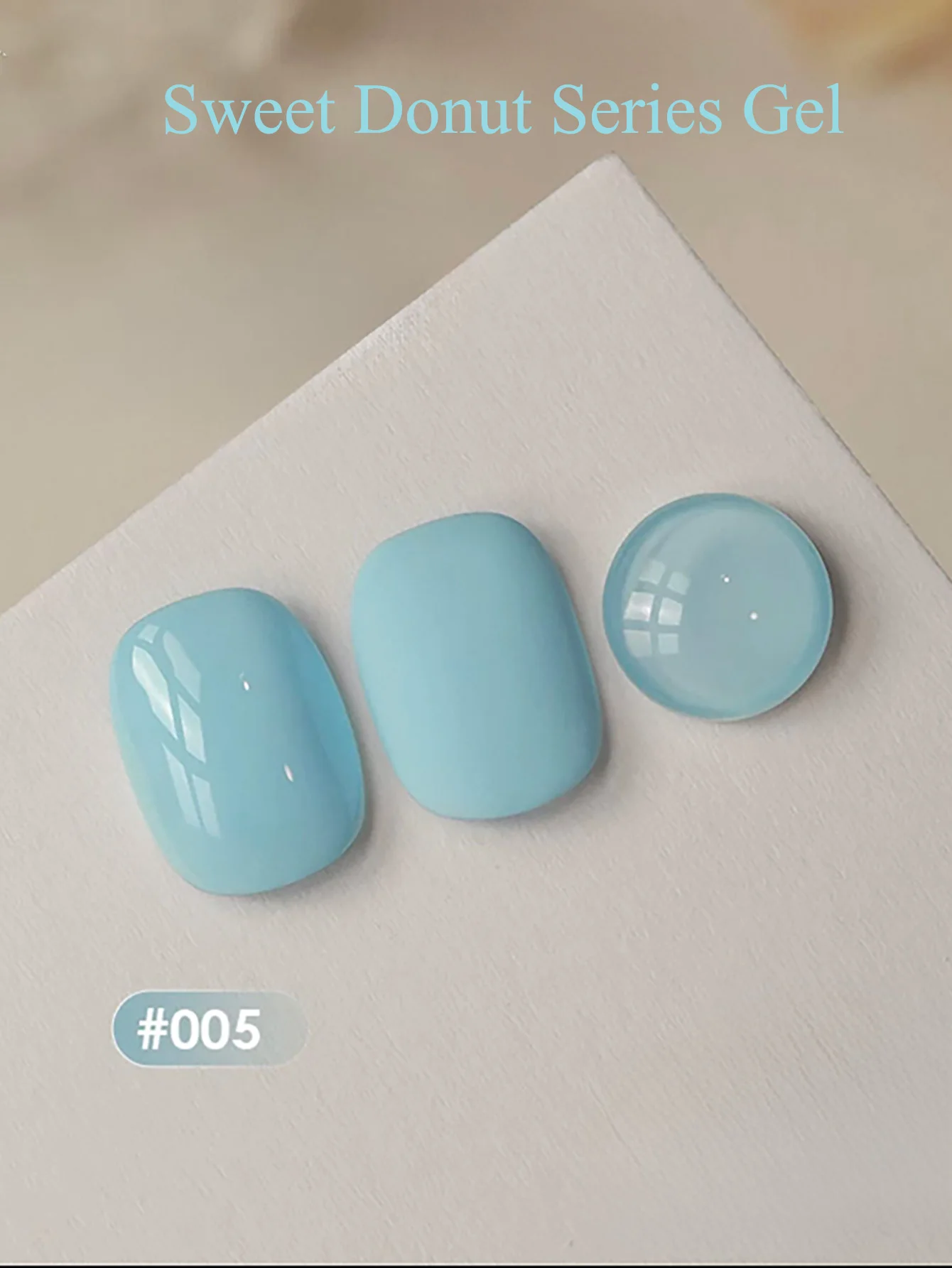 

1pcs PSK Summer Blue Nails Sweet Donut Series Gel Nail Polish New Popular Super Sweet Macaron Dopamine Nail Art Nail Supplies