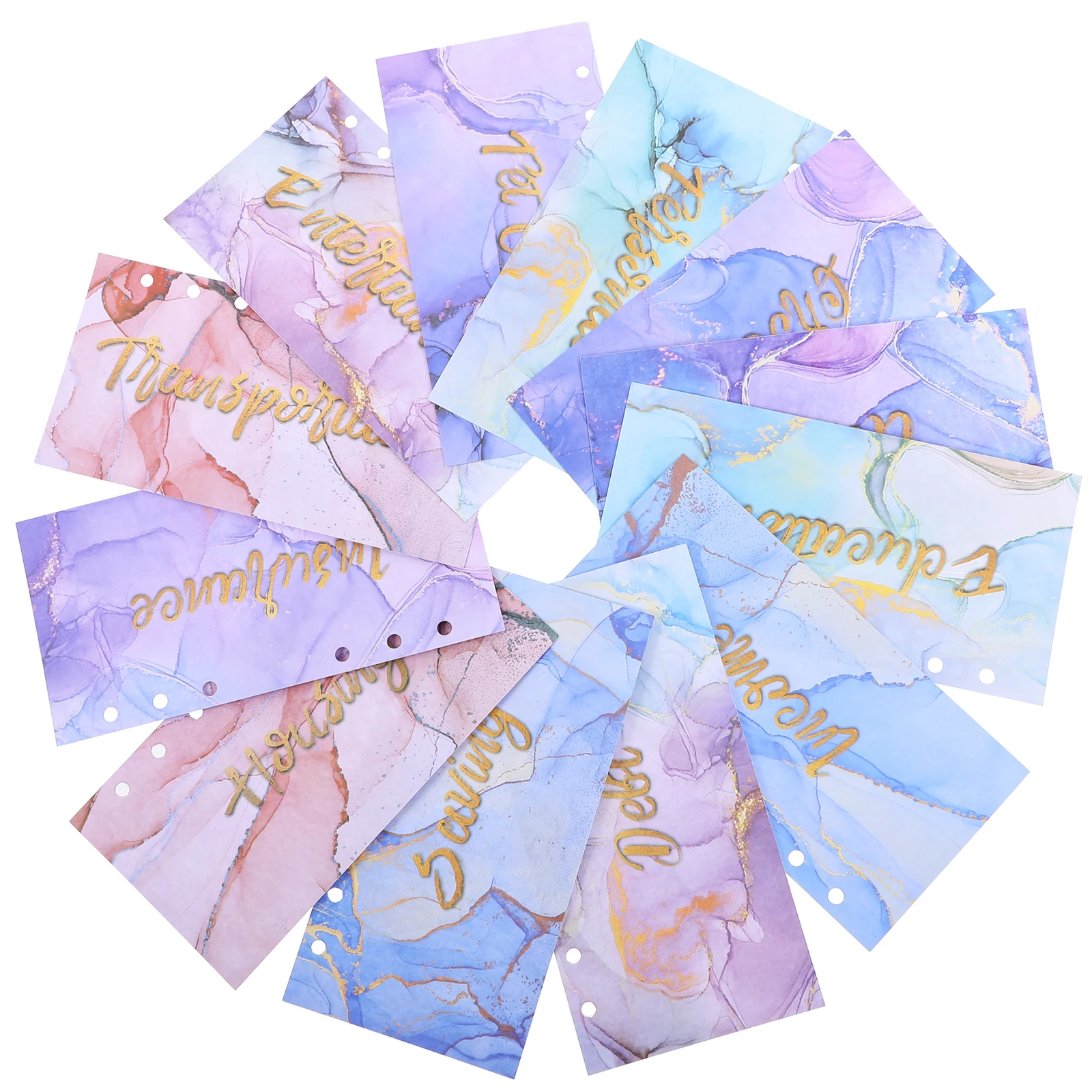 3-Bücher-Budgetkarten, tragbarer täglicher Budgetplaner, leichte Spesenverfolgungsblätter für das Bargeldverwaltung, Heimbürobedarf