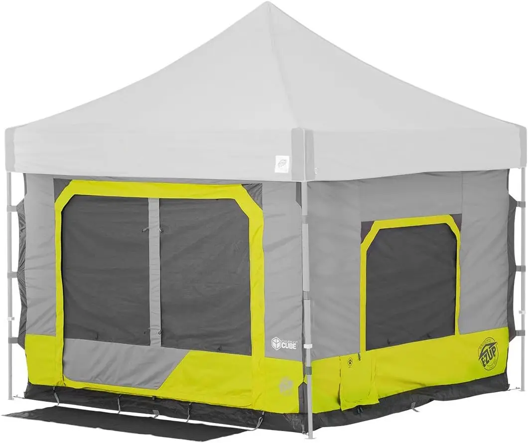 Cube de camping 6.4, Abrts 10 'Jambe droite CanAmendements dans la tente de camping, Bleu royal (CanAmendements/Abri non inclus)