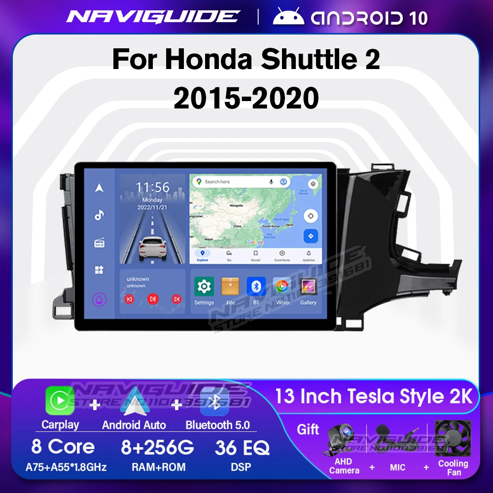 

Автомобильный радиоприемник IDE 13 дюймов для Honda shut2 2015-2020 Carplay 1920*1200P, Авторадио, Bluetooth, аудио, мультимедийный плеер Android 10