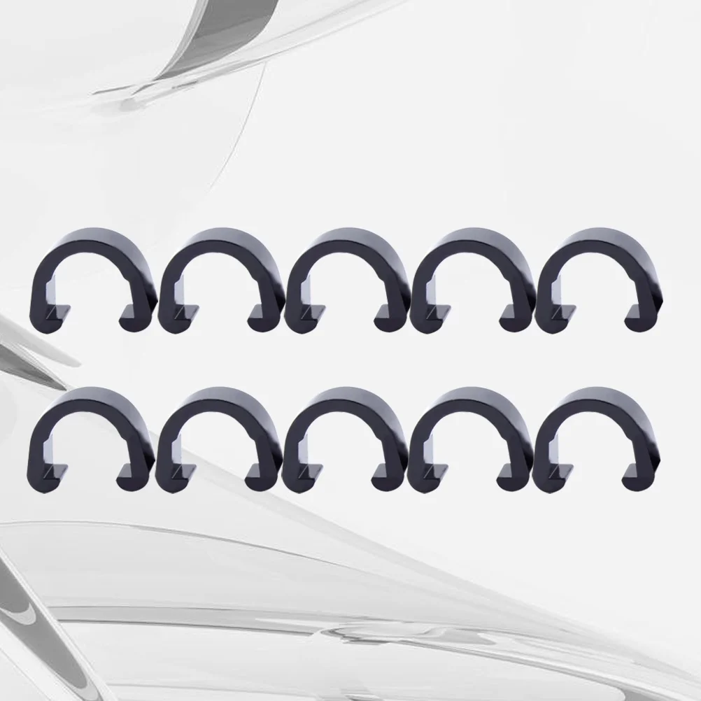 

10pcs C Clip Bike Buckle Aluminum Alloy Line Fixing Clamp For Road Mountain Bike Brake Cable Organizer Tubing Clips