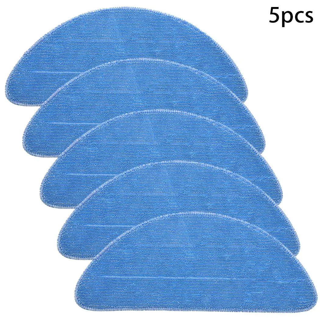 5 Pcs Mop Cloths For X6 X8 Robot Vacuum Cleaner Household Vacuum Cleaner Replace Attachment Home Appliance Spare