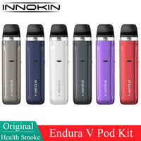 Original Innokin Endura V Pod Kit 1200mAh Battery 2ml Vcap Pod Cartridge Adjustable Airflow Electronic Cigarette MTL Vaporizer