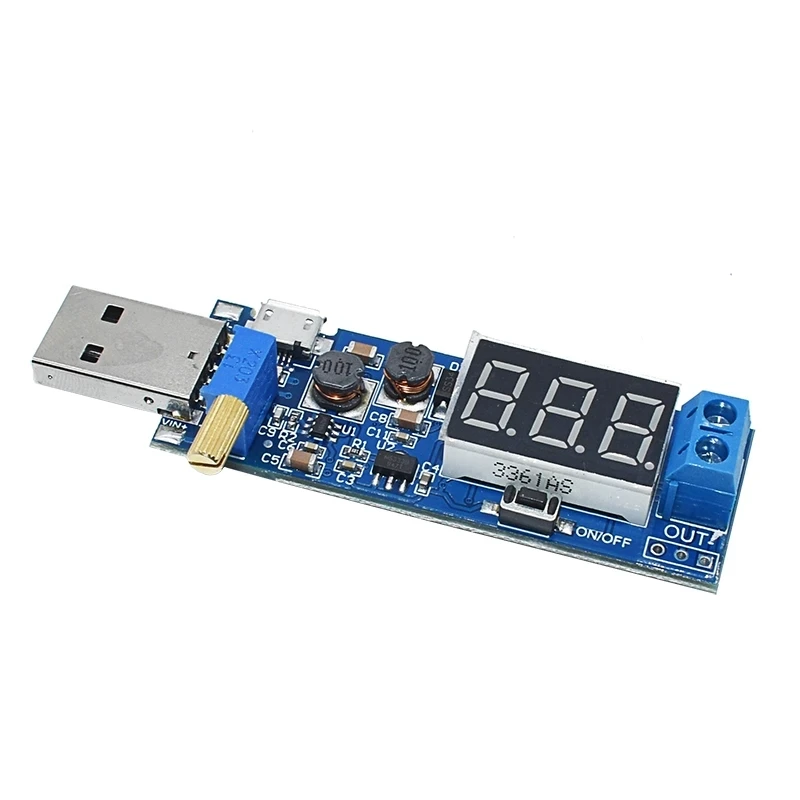 DC-DC USB boost power regulator module 5V to 3.3V 9V 12V 24V desktop power module