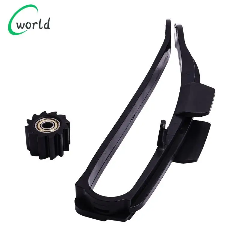 Protecteur de bras oscillant noir pour motocross, guide de chaîne, protection de glissière pour Yamaha YZ250F YZ450F 2009-2019 YZ250FX YZ450FX 2019