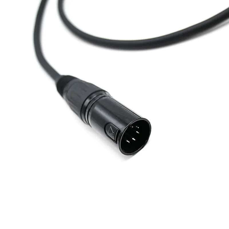 كابل DMX Turnaround 3 دبوس ذكر إلى 5 دبوس أنثى، 3Pin أنثى إلى 5Pin ذكر XLR DJ محول كابل محول لإضاءة المسرح