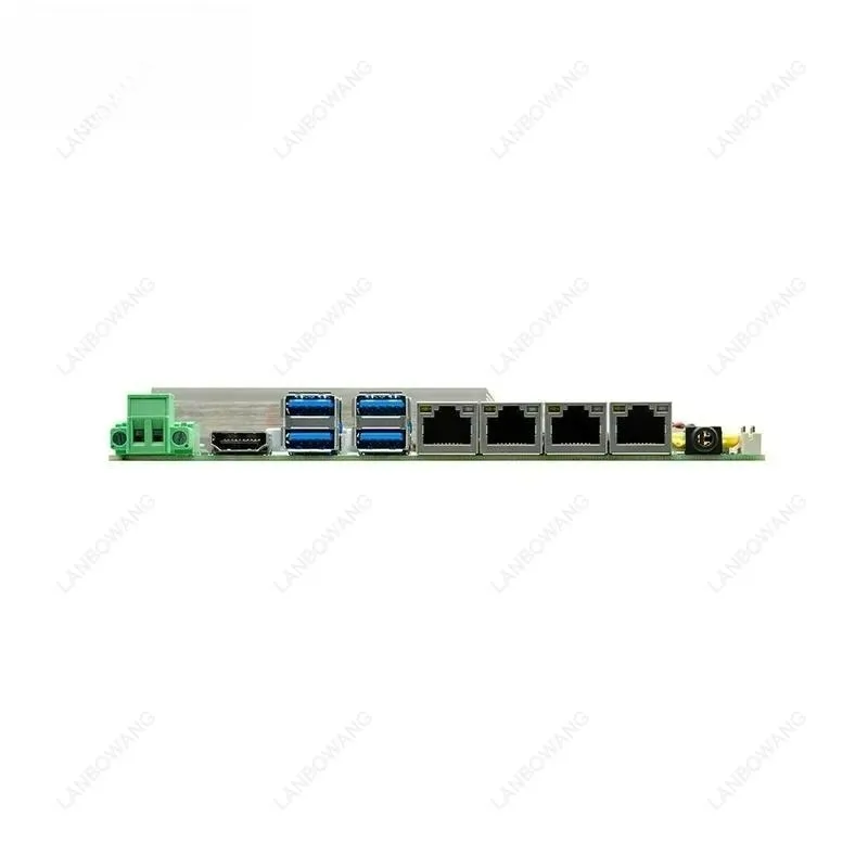 I5 8300H Embedded Mainboard, 4 Ports Gigabit Ethernet, PCIe 3.0 x16 Slot, 12~24V DC Power, Machine Vision Edge Board