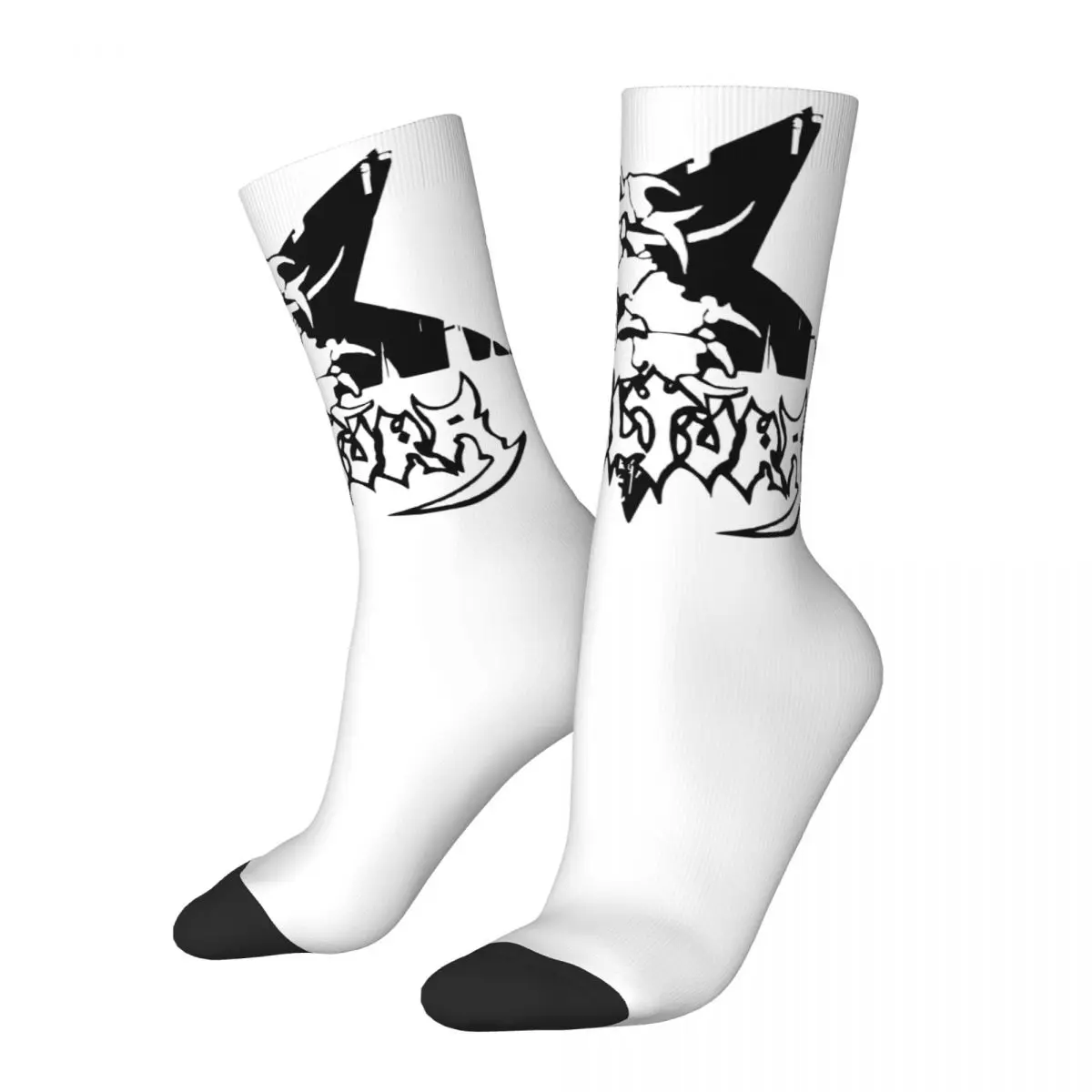 

Funny Sepultura Heavy Metal Band Logo Theme Design Basketball Crew Socks Stuff Spring Autumn Winter Long Socks Sweat Absorbing