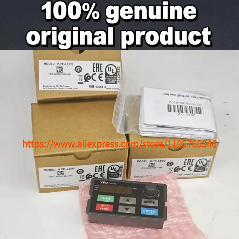 1pcs 100% Original KPE-LE02 Delta VFD-E Series Inverter Panel Control Panel Operator Display Screen