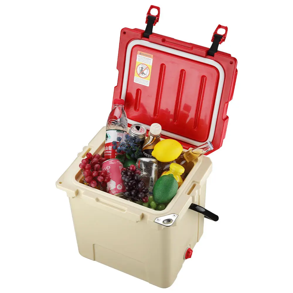 

17L Food Grade LLDPRE Material Cooler Box Rotomolded Ice Chest Coolers with Handle for Sea Fishing Outdoor Use