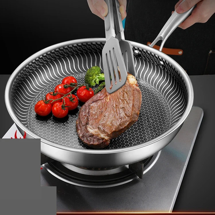

Non stick Frying pan Carbon steel wok No coating cookware 316L Stainless steel Pots and pans set gas induction cooker general