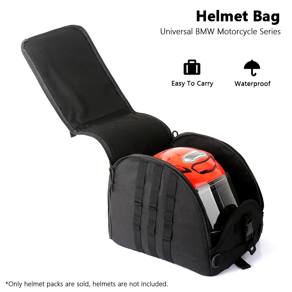 

Motorcycle Accessories Large Capacity Travel Bags Female Men Helmet Bag Black For BMW R1300GS Adventure R1250GS R1200GS R1200R