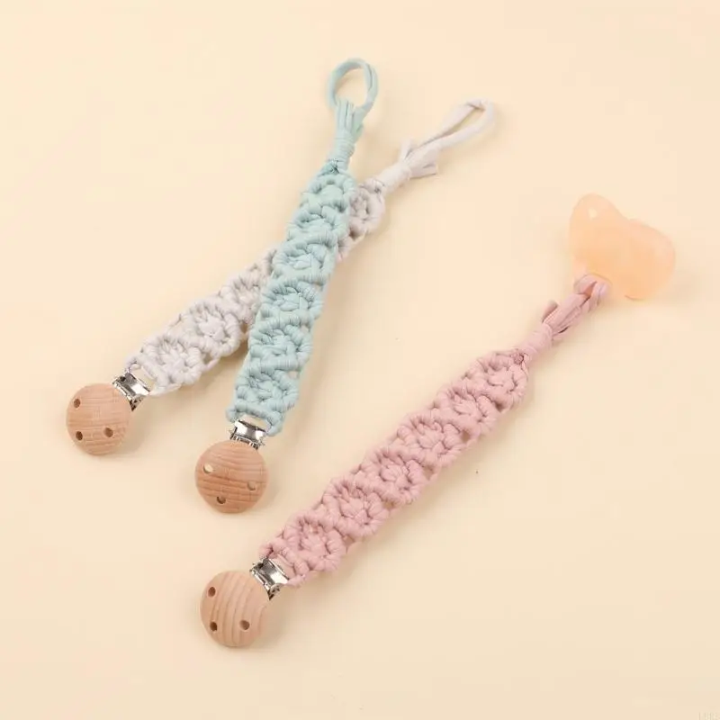 

Baby Teether Chain Portable Infant Pacifier Clip Adjustable Length Pacifier Clip L8RB