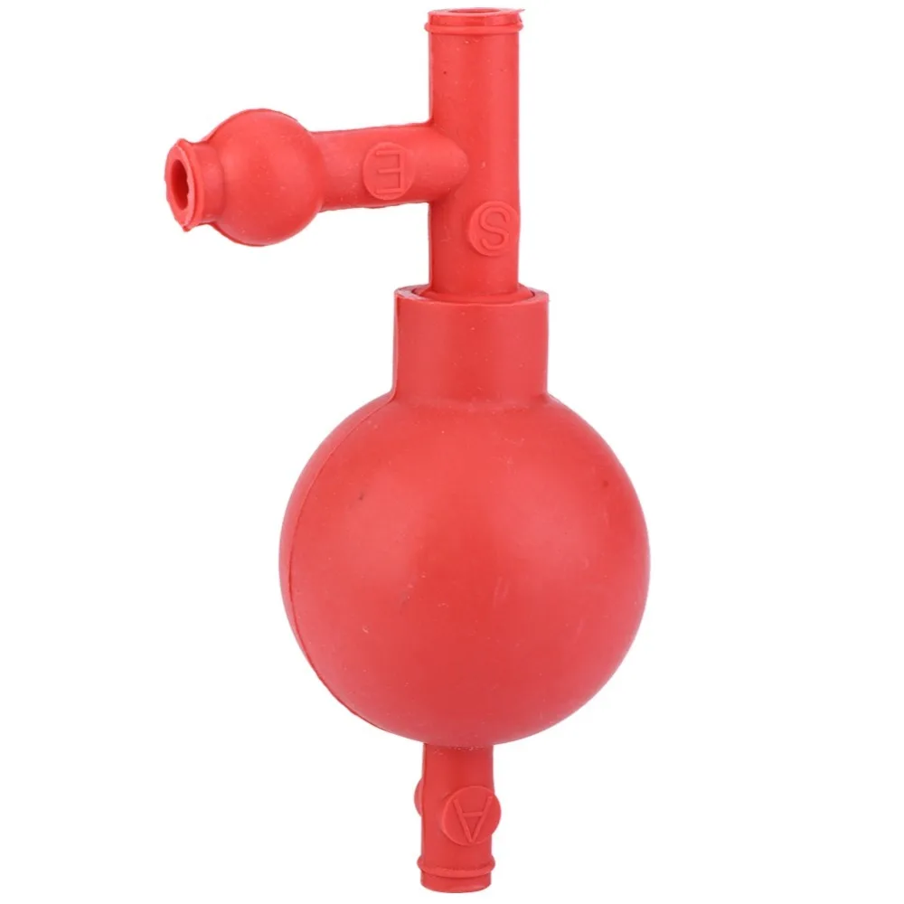 2 Pcs Flexible Rubber Three Way Pipette Bulb 2 Pieces Per Pack Hand Squeeze 3 Way Pipette Filler Transparent Air Valve