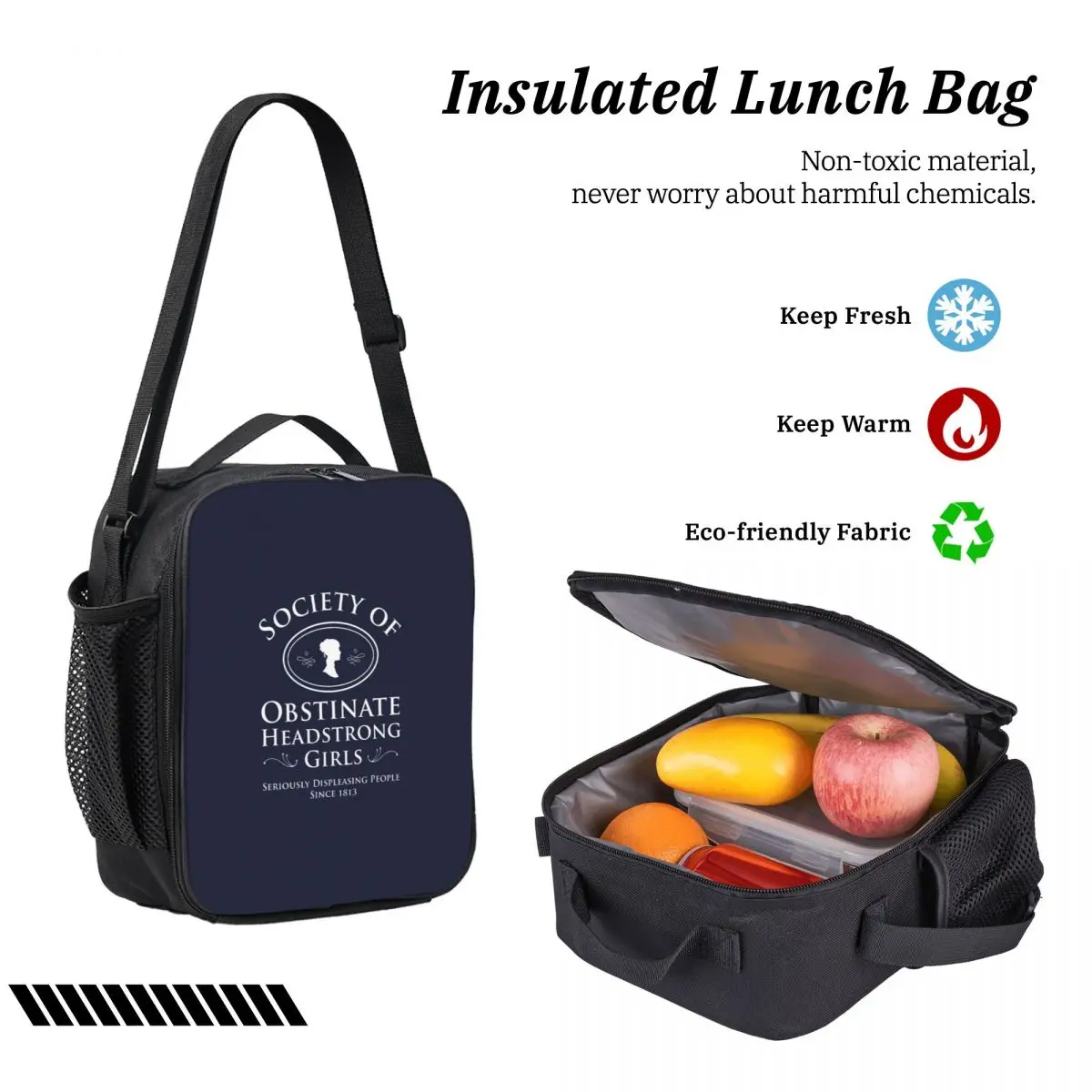Pride And Prejudice By Jane Austen Backpack Boy Girl BookBag School Bag Laptop Shoulder Bags 3ps Insulated Lunch Bag Pencil Case