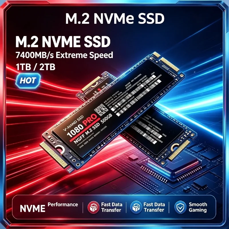 2026 New Original 1080PRO SSD M.2 NVMe NGFF 1TB 2TB Internal Solid State Drive Hard Disk 4TB for Desktop Laptop Notebook PC