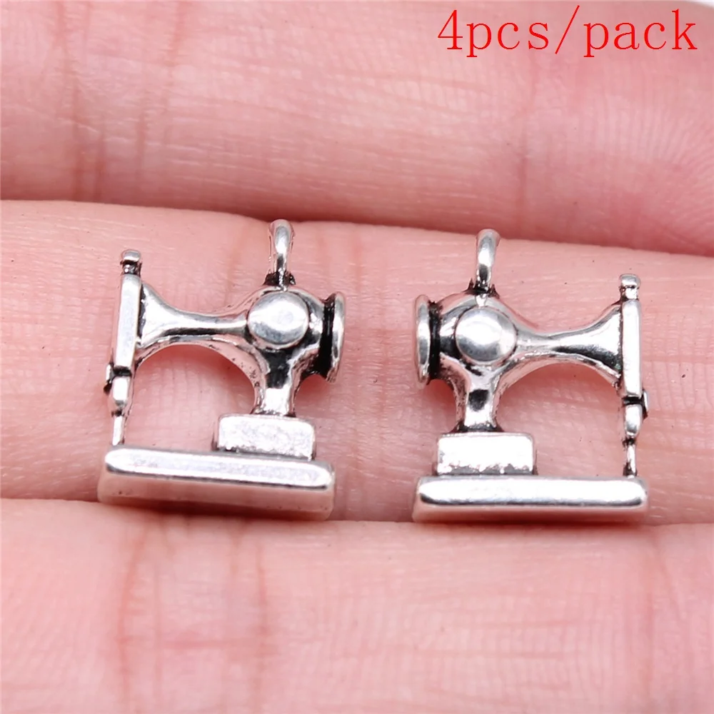 Bulk Charms For Jewelry Making Kit Pendant Diy Jewelry Accessories 3D Sewing Machine Charms