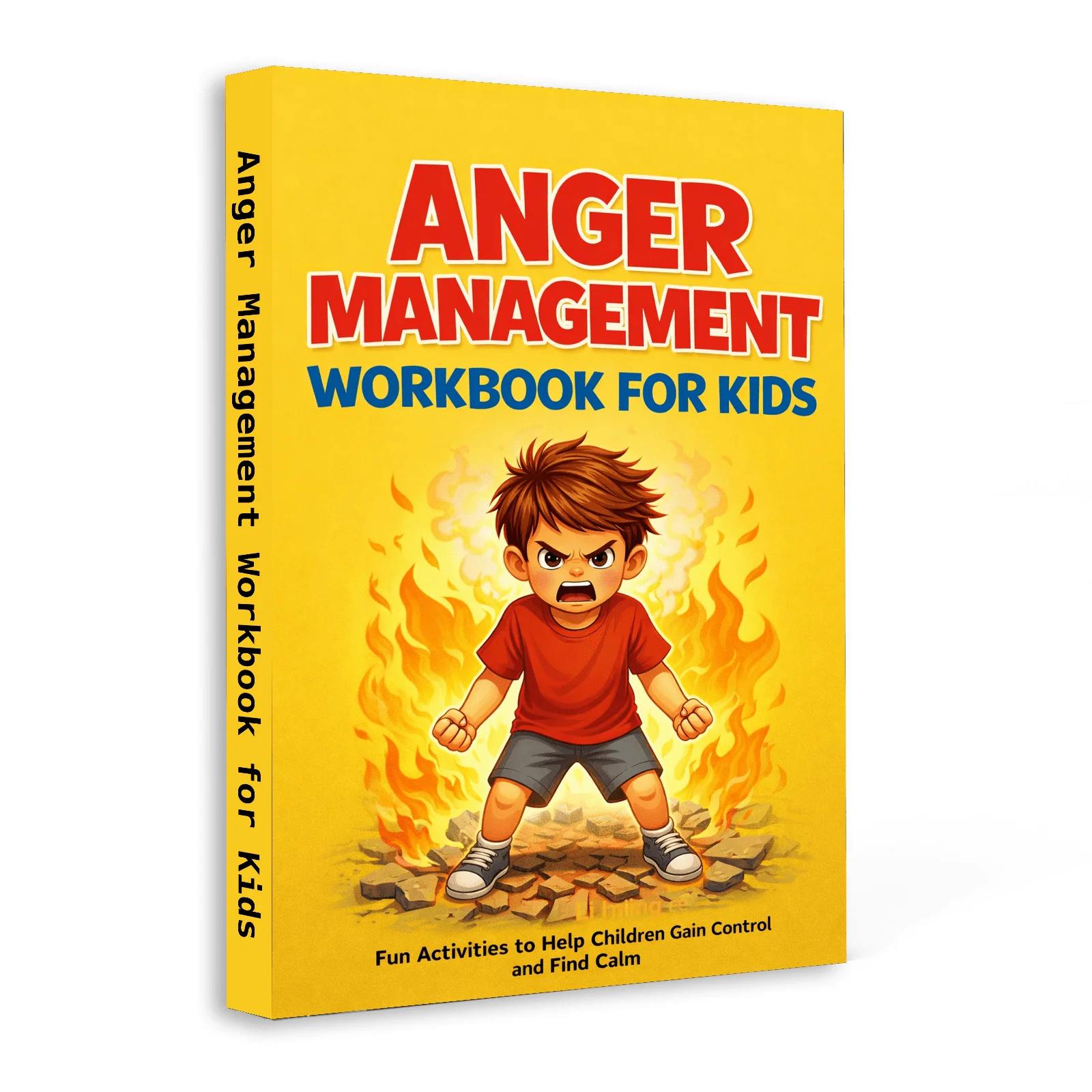 

Anger Management Workbook for Kids: Fun Activities to Build Calm, Self-Control&Healthy Coping Skills | Emotional Regulation Book