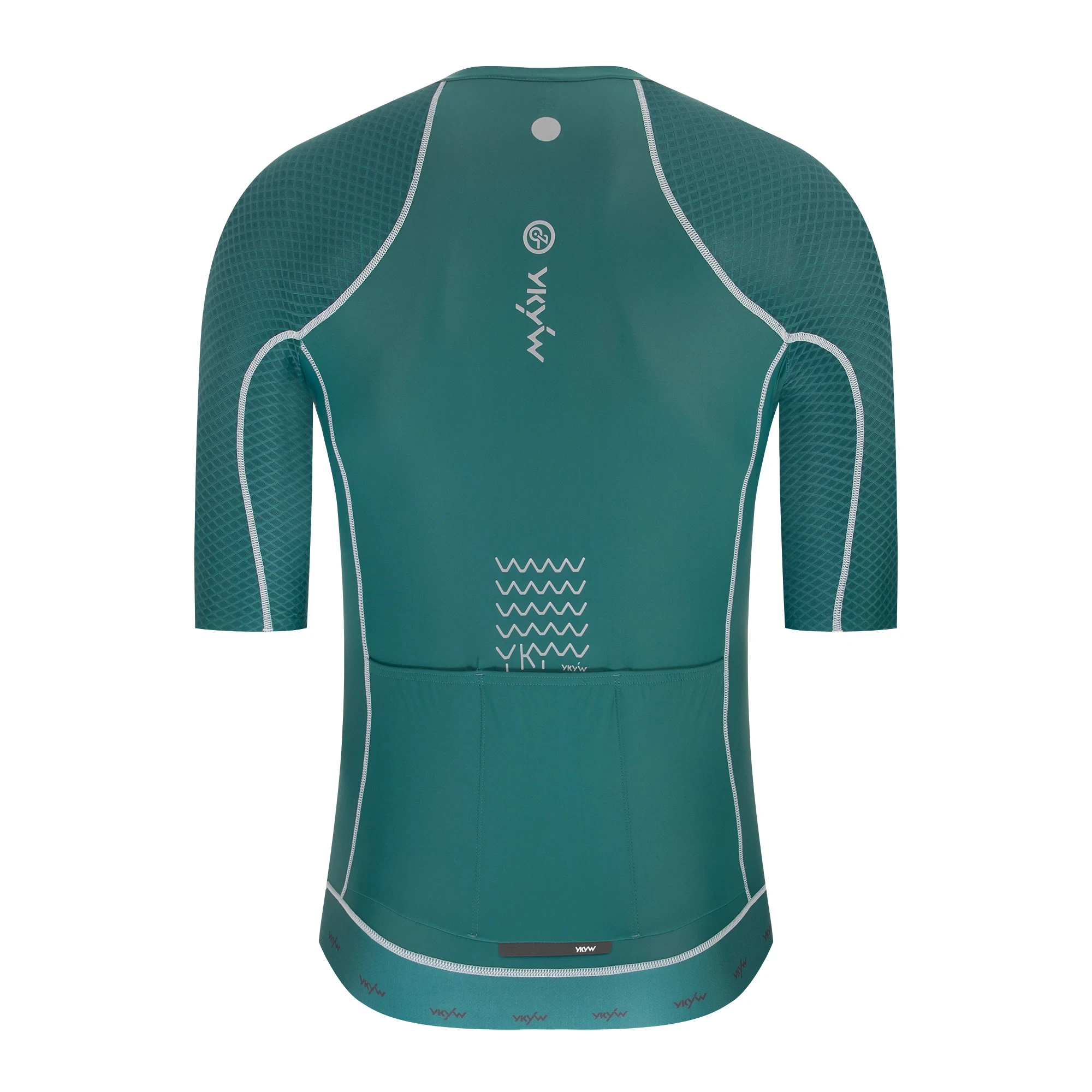 YKYWBIKE 2026 Herren Sommer-Radtrikot 3D-Schnitt Anti-Schweiß Leichtgewicht Schnelltrocknend Rennrad-Trikot Atmungsaktiv Rutschfest – Detail 35