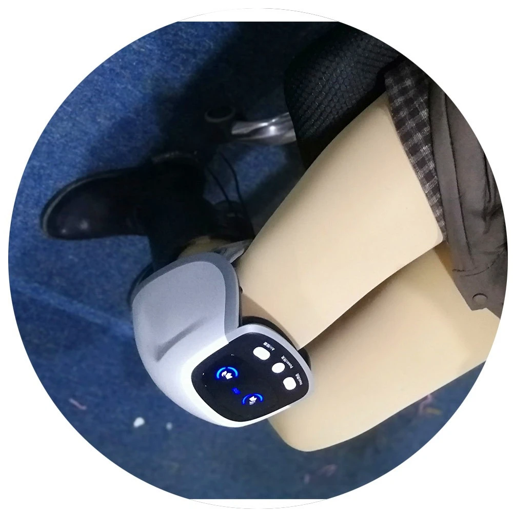 

Smart Heating Knee Massager Air Pressure Massage Infrared Laser Physiotherapy for Swelling Stiff Joints Stretched Ligament