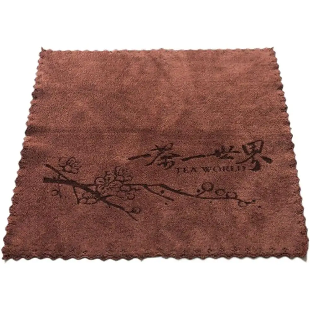 

Высокопоглощающее плюшевое чайное полотенце — 6 водопоглощающих, плотная скатерть для чайного стола в стиле дзен, смесь хлопка и льна, не линяет