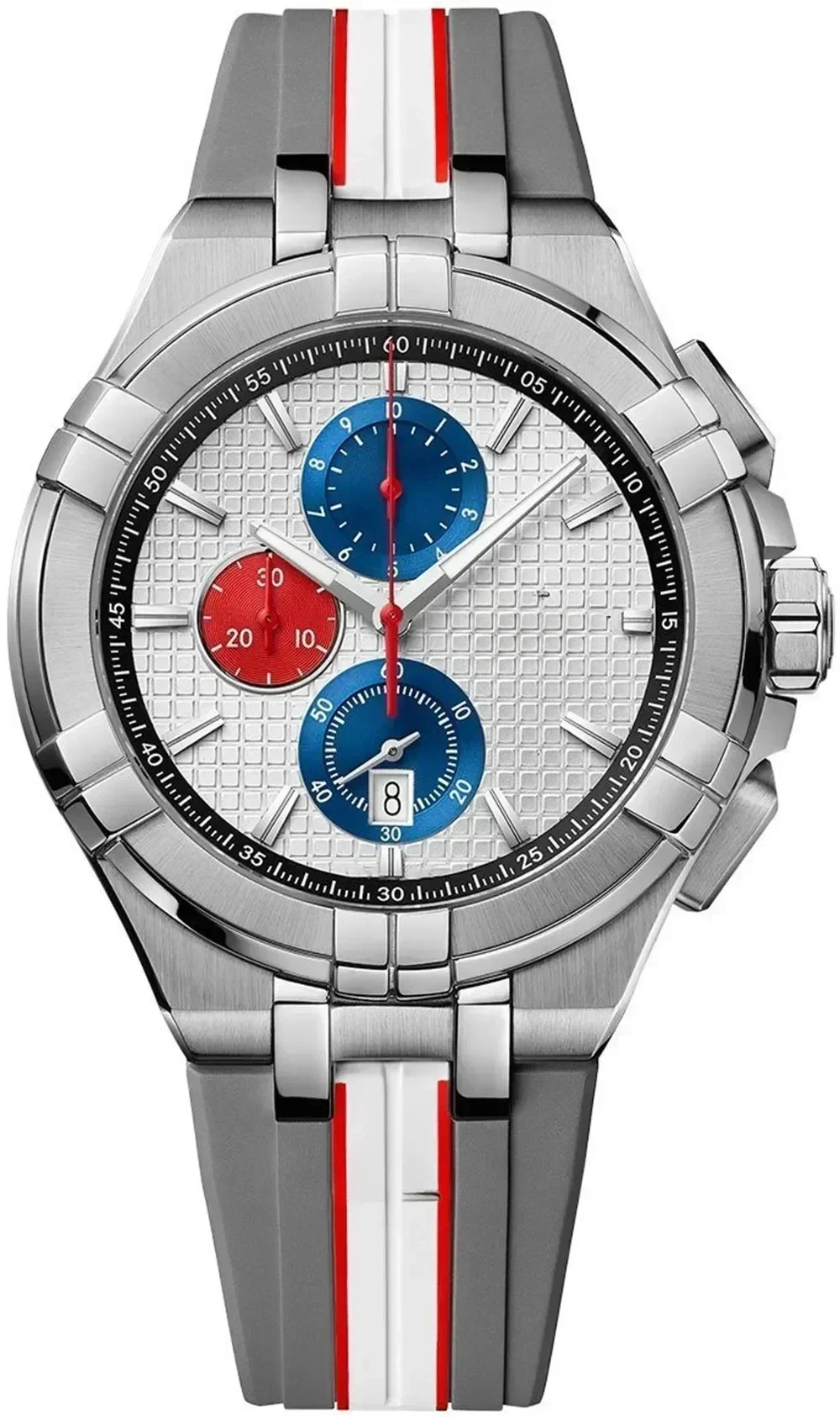 

Men's Casual Multi-Function Quartz Watch Waterproof Six-Handed Stopwatch Rubber Strap Brand Origin Fashion Accessory