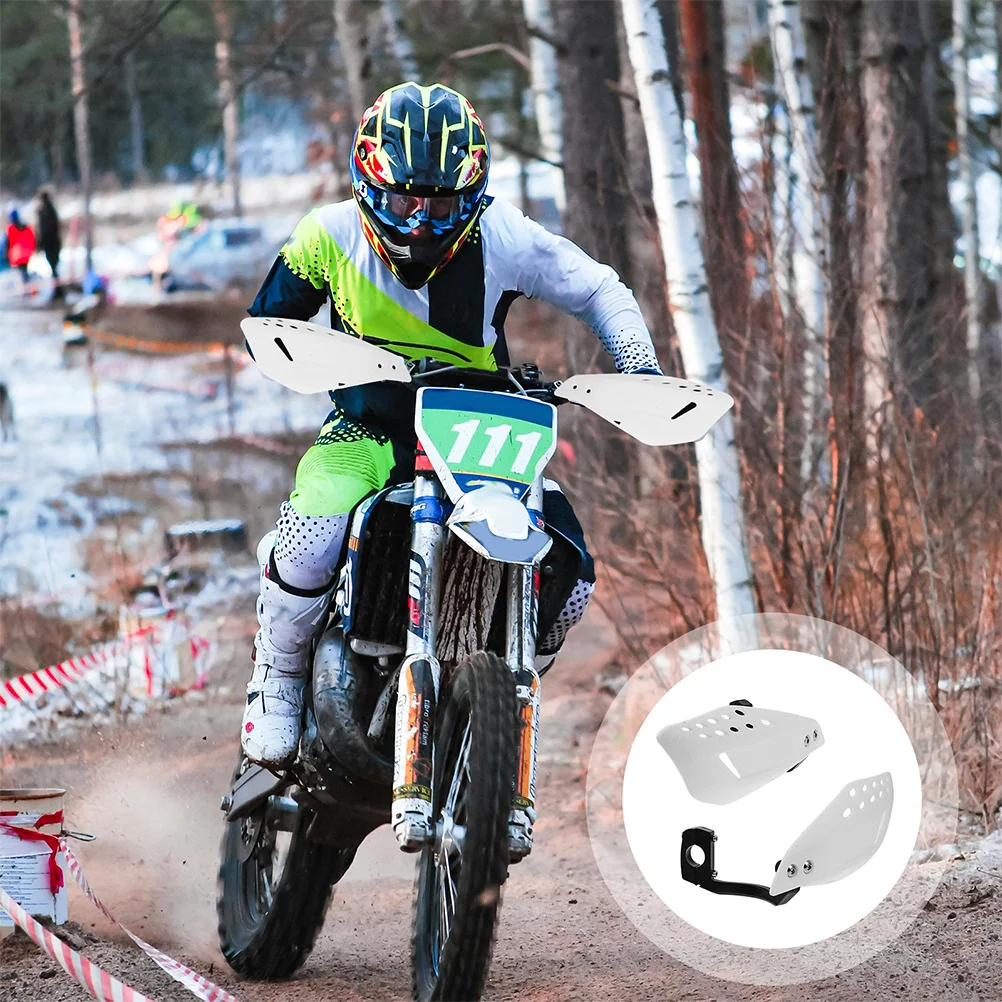 

2Pairs Motorcycle Handlebar Guards Hand Guards Wind Protector Handlebar Protector Replacement Handguards for Dirt Bike Off-Road