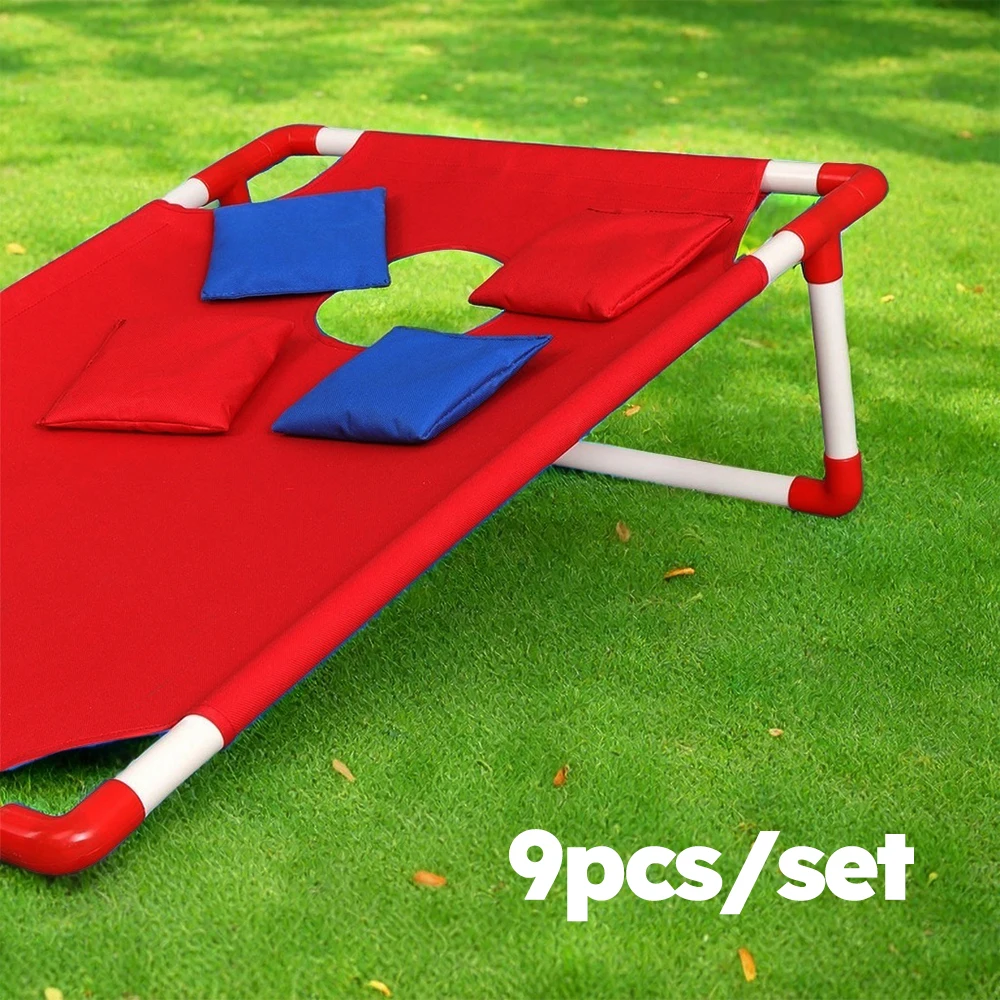 ชุดเกมคอร์นโฮลแบบพกพา 9 ชิ้น,  - Cornhole Board Set บทวิจารณ์และราคา