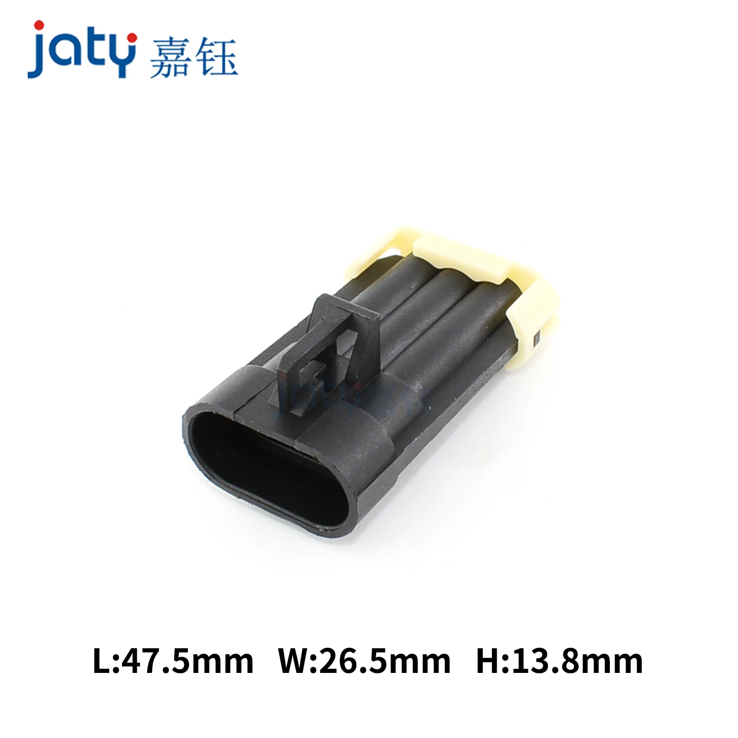 Jaty 1Set 3-Pin الأسود Metri-Pack 150 ذكر أو أنثى استشعار درجة الحرارة التوصيل السيارات موصل مقاوم للمياه 12129615/12110293